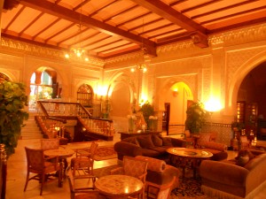 Hotel Alhambra palace one of many lounge areas