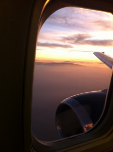 View from the airplane